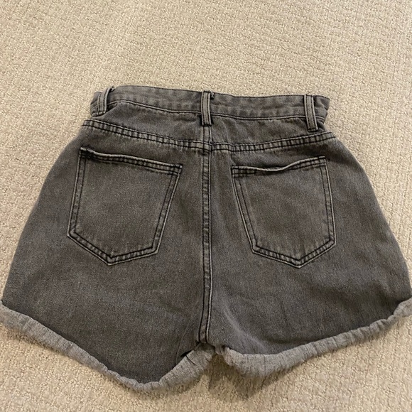Charcoal black color Jean shorts! Size small! Never worn! - Picture 2 of 2